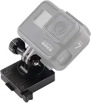 Helmet Belt mounting Bracket Liuwenjin GP244-B Aluminum Mount for Gopro Hero3/3+/4/5/6/7 HD and NVG Mount Base