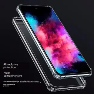 三星NOTE20氣囊防摔手機殼硅膠保護套全包超薄軟套透明加厚防滑鏡頭保護外殼新款個性簡約創意