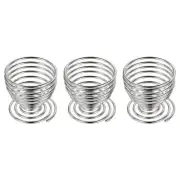 2" x 2.1" Air Plant Holder, 3 Pack Plant Stand Rack Pot Containers, Silver