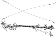 Versatile 30pcs Fishing Leader Rigging Kit Steel Wire with Swivels Lock and Fishing Lure Accessories
