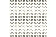 100pcs Double Jump Rings Antique Bronze Strong No Fade Open Split Connector Bulk