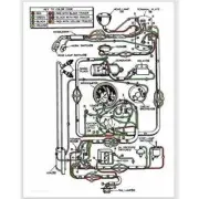 1949-1954 Harley Davidson Wiring Diagrams & Electrical w/ Instructions Colorized