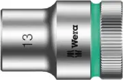 Wera Zyklop HMC HEXAGON SOCKET 37mm 1/2" Hex Drive, Colour Coded- 13mm Or 14mm