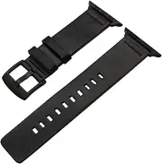 NPKNGZTATW Italian Oily Leather Watchband Compatible With IWatch Apple Watch 38mm 40mm 42mm 44mm Series 5 4 3 2 1 Watch Band Steel Clasp Strap Bracelet Watch strap