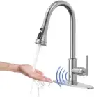 Touchless Kitchen Faucet, ARRISEA Touch-on Activation Sink Faucets Pull Down Bar