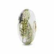 TROLLBEADS Porzellanbead, Reiches Korn, 925 Sterlingsilber, TCHBE-30012
