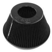Aeroflow 6" Clamp-On Tapered Filter 7.6 / 4.7" O.D, 4" High Black AF2711-1009
