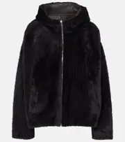 [Yves Salomon] Yves Salomon Shearling jacket AU 16 brown