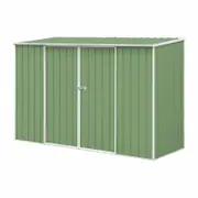 Pinnacle 2.99 x 1.51 x 2.08m Green Sliding Door Garden Shed