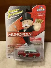 Johnny Lightning Monopoly 1955 Chevy Nomad W/Game Token - 2021 NIP