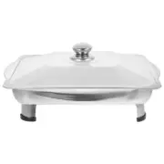Stainless Steel Dinner Plate Stainless-steel Pan for Buffet Server Tray