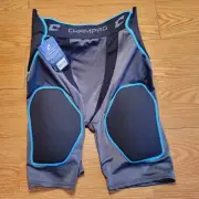 Champro Adult Tri-Flex Integrated 5 Pad Girdle Size XL Gray NWT
