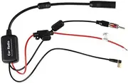 Car Radio Antenna Amplifier,3-in-1 DAB AM FM,Radio Signal Amplifier Booster,Antenna Signal Amplifier Adapter for Car Audio Radio Stereo Receiver