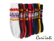 WHOLESALE LOT OF 30 MULTICOLOR SOFT 100% ALPACA SMALLER SOCKS 3,5V
