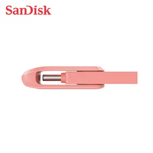 SanDisk Ultra GO 蜜桃橘 OTG 旋轉隨身碟 64G (SD-DDC3-PC-64G)