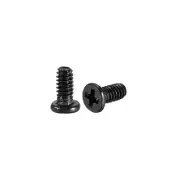 M1.4 x 3.5mm Laptop Notebook Computer Screws Phillips Head Screw Black 200pcs