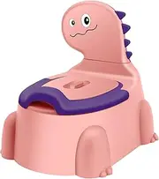 Potty Toilet Potties Training Chair Baby Kids Boys Girls Toddler Dinosaur Urinal Pot Comfortable Children 1-6 Year Old Childrens Infant Toilets Toddlers Animal Pottie with Lid Back Pottys Trainer Pink