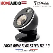 New! Focal Dome Flax 2-way Satellite 1.0 Speaker Black for Home Cinema; 1 piece
