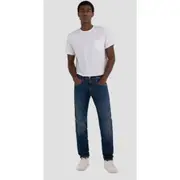 Replay Mens Slim Fit Jeans Anbass Original Hyperflex Re-Used Blue