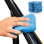 8Pcs Microfiber Applicator Pads Car Wash Sponge for Effortless Wax Sealant