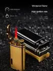 Cigarette Torch Lighters Butane Gas Jet Smoking Windproof Inflatable Refill