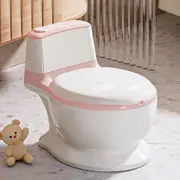 Baby Safety Toilet Training ,Toddler Children Non-Slip Lifelike Soft PU Seat & Wipe Storage Removable Bucket