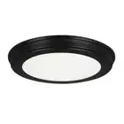 COMMERCIAL ELECTRIC 13 in. Matte Black 3-CCT Selectable LED Flush Mount Light