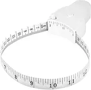 Meikurs Measure Body MeasuringTape 150 cm, Body Sewing Fabric Tailoring Cloth Craftsmanship for Personal Trainers or Home Fitness MeasuringTape (White)