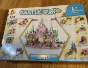 NEW 12-in-1 Non-Lego CASTLE of the City of Joy Building Bricks Pink Girl Toy Set
