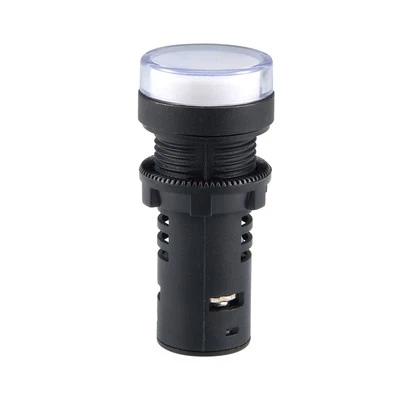 Indicator Light AC/DC 24V Dual-Color LED Lamp Flush Panel Mount 7/8" 22mm