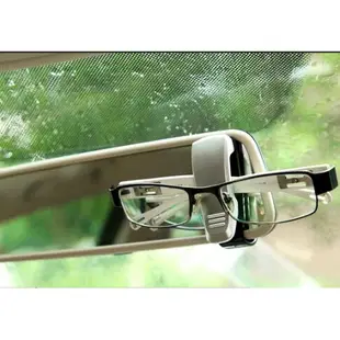 【車用眼鏡夾】車用眼鏡架 遮陽板眼鏡夾 多用途眼鏡夾 太陽眼鏡夾 汽車精品 S型 票據夾 多功能固定夾