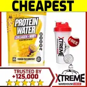 MUSCLE NATION PROTEIN WATER 25 SERVES RASPBERRY // COLLAGEN WHEY AMINOS ISOLATE