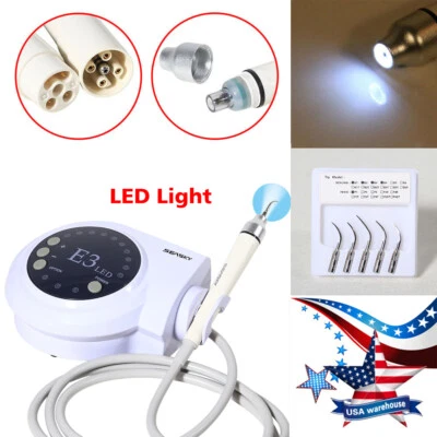 Dental LED Ultrasonic Piezo Scaler Tips Handpiece fit Cavitron EMS SKYSEA E3+L
