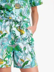 Under The Sea Tie-Waist Shorts