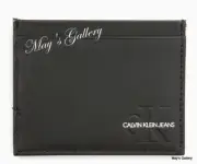 CALVIN KLEIN ID Credits Credit holder case cover card leather wallet holder CK