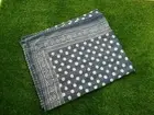 Hand Made Kantha Beddings Polka Dot Print King Size Bed Sheets Bohemian