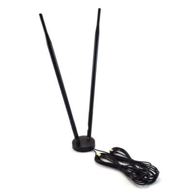 3G/4G LTE Dual Omni-Directional 9dBi 800-2600MHz Antenna CRC9/TS5 3m cable