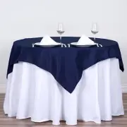 54" Navy Blue SQUARE POLYESTER TABLECLOTH Wedding Party Catering Linens