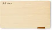 Umezawa Hinoki-to Tono Hinoki Lightweight Cypress Cutting Board, Wooden with Metal Reinforcements, 14.2 x 7.9 x 0.6 inches (36 x 20 x 1.5 cm), Beige, Includes Stand