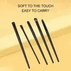5pcs Smudge Makeup Brush Professional Soft Eye Cosmetic Angled Brus ECM