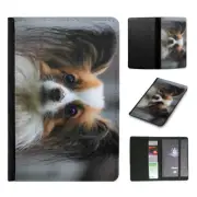 PASSPORT ITINERARY ORGANIZER|CUTE DOG PUPPY CANINE PAPILLION