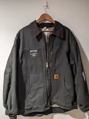 Vintage Carhartt C61 MOS Green XX-Large Sherpa Lined Jacket Coat