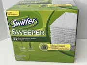 Swiffer Sweeper Dry Sweeping Pad Floor Mopping Cleaning Refills ~ Unscented 32ct