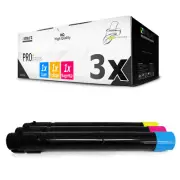 3x Ink Cartridges for Xerox 7535 WC7845T WC7525 WC7835T WC7835i WC7845F