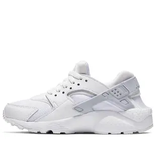 【NIKE 耐吉】運動鞋 女鞋 大童 休閒鞋 武士鞋 HUARACHE RUN GS 白 654275-110