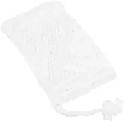 Minkissy Nylon Soap Pouch for Bathing Foaming Saver Drawstring Easy Hang Perfect for Both Men Women Random Color