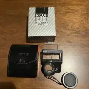 Ricoh Tele Conversion Lens TC-9 + case for Ricoh FF90 camera NEW! Close Up Adapt