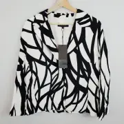 [ ESCADA ] Womens Off White Bosana Jacket NEW | Size AU 14 or DE 40 / US 10