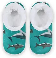 [Caihoyu] Slipper for Kids Girls Boys Coral Fleece Non-Slip Comfy Slippers Bedroom Home Office Travel Yoga