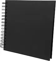 TEHAUX Handmade Photo Album Diy Scrapbook Kraft Paper Spiral Bound Photo Album for Birthday Mother's Day Father's Day